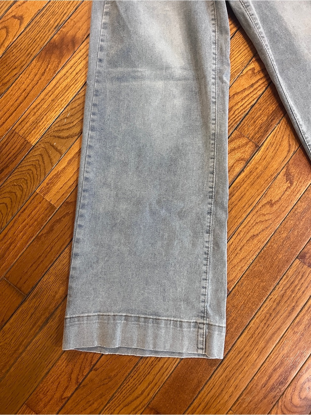 High Rise Wide Leg Stovepipe Women's Jeans XL 12 14 - Picture 2 of 13